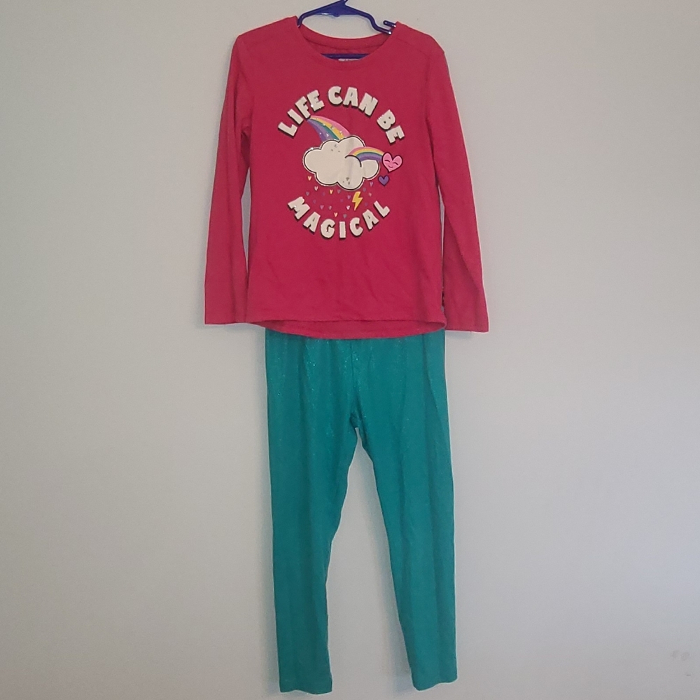 Two piece "life can be magical" outfit